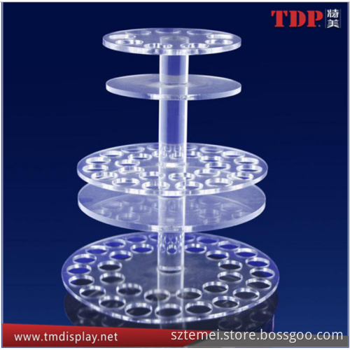 factory customized Manufacturer POP Display, Acrylic E-liquid Display Rack for Bottle